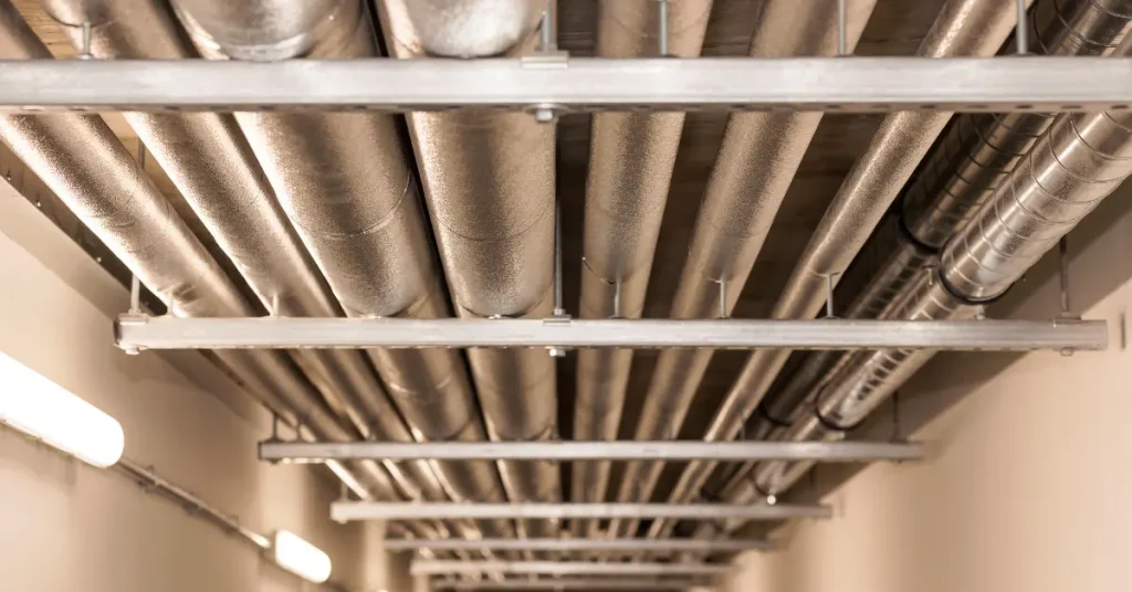 install ductwork commercial style